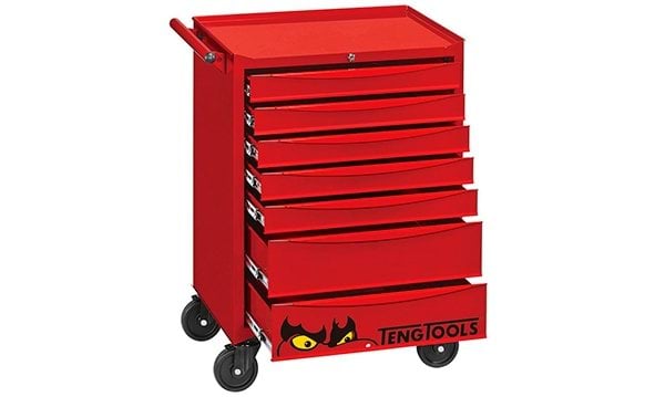 Carro de Ferramentas 7 Gavetas 158pcs Teng Tools TCMM-E158N
