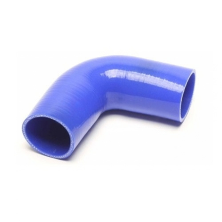 Tubo de Silicone Azul Curvo 90º 90 x 100 x 100mm – 33139