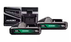 Kit 2x Baterias 18V + Carregador 14.4-18V Hikoki UC18YFSLWEZ