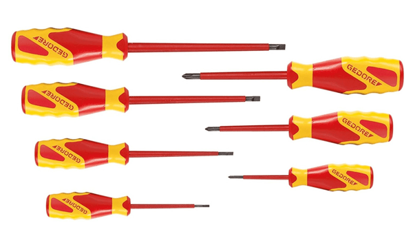 Jogo De 7 Chaves Isoladas 1000V Gedore VDE 2170-2160 PH-077