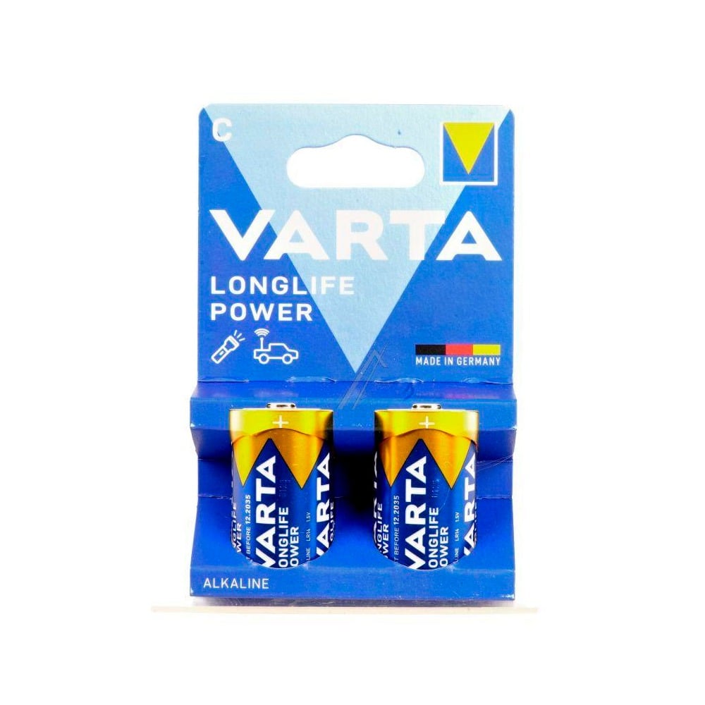 Pilhas alcalina tipo C Varta 4914121422