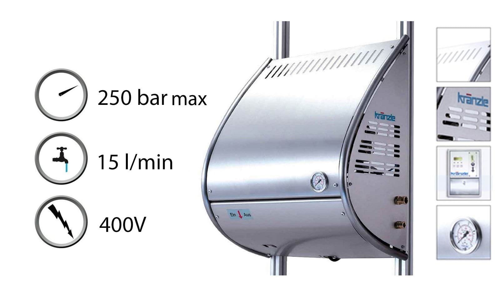 Kranzle W15/220 Alta Pressão c/ Controlador de Débito