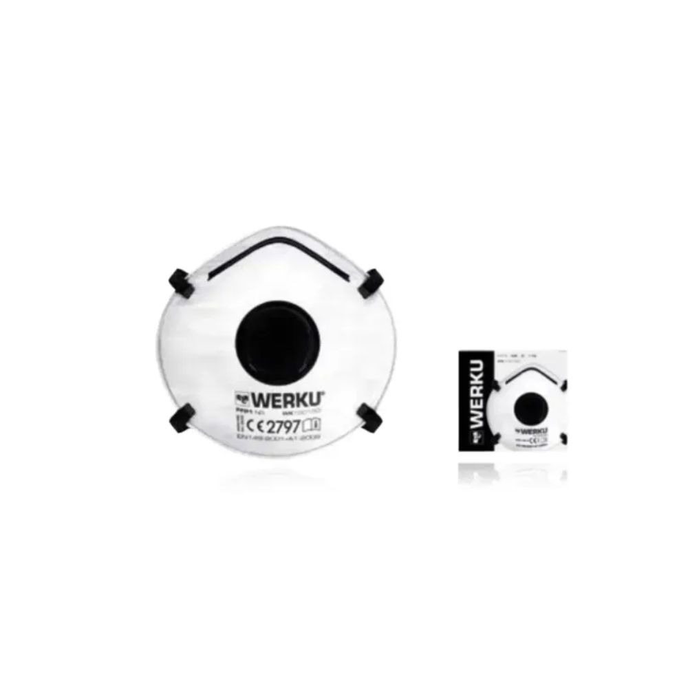 Máscara De Proteção P1 Valv 10 Pcs Werku WK100150A