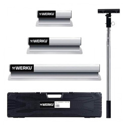 Kit Espátulas Inox com Cabo Telescópico WERKU WK602540