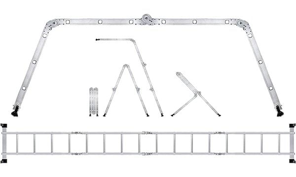 Escada Alumínio Multiusos 4x4 Werku WK700020