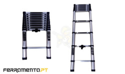 Escada Alumínio 12 Degraus Telescópica 3,80m Werku WK700150