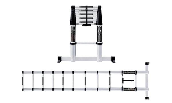 Escada Aluminio 10 Degraus Telescópica 3.20m Werku WK700140