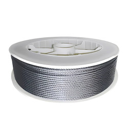 Macfer Cabo Aço Galvanizado Revestido WRG-REV 6x7+FC 3/4mm Ref. 018.0004