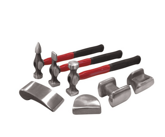 Kit de Ferramentas Bate Chapas 7Pcs Weber WT-2165