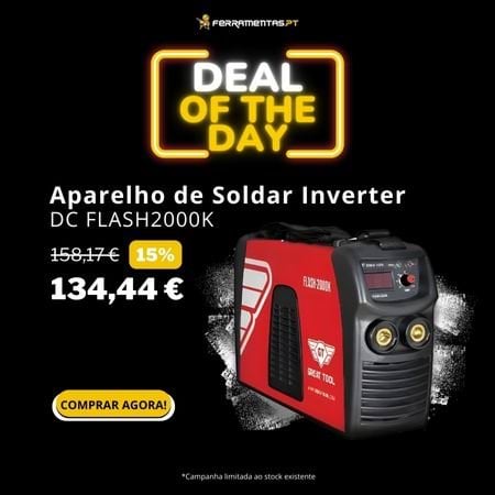 Deal of the Day - Aparelho de Soldar Inverter Great Tool