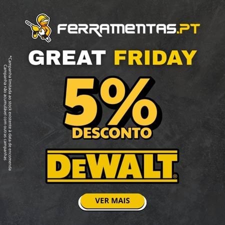 5% DESCONTO EM DEWALT